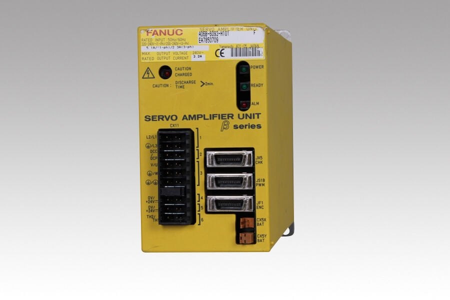 Fanuc Taret Sürücü Tamiri : A06B-6132-H003 ,A06B-6132-H101, A06B-6132-H102, A06B-6132-H103, A06B-6132-H151, A06B-6132-H153 Arızalarının Onarımı ve Test Süreci