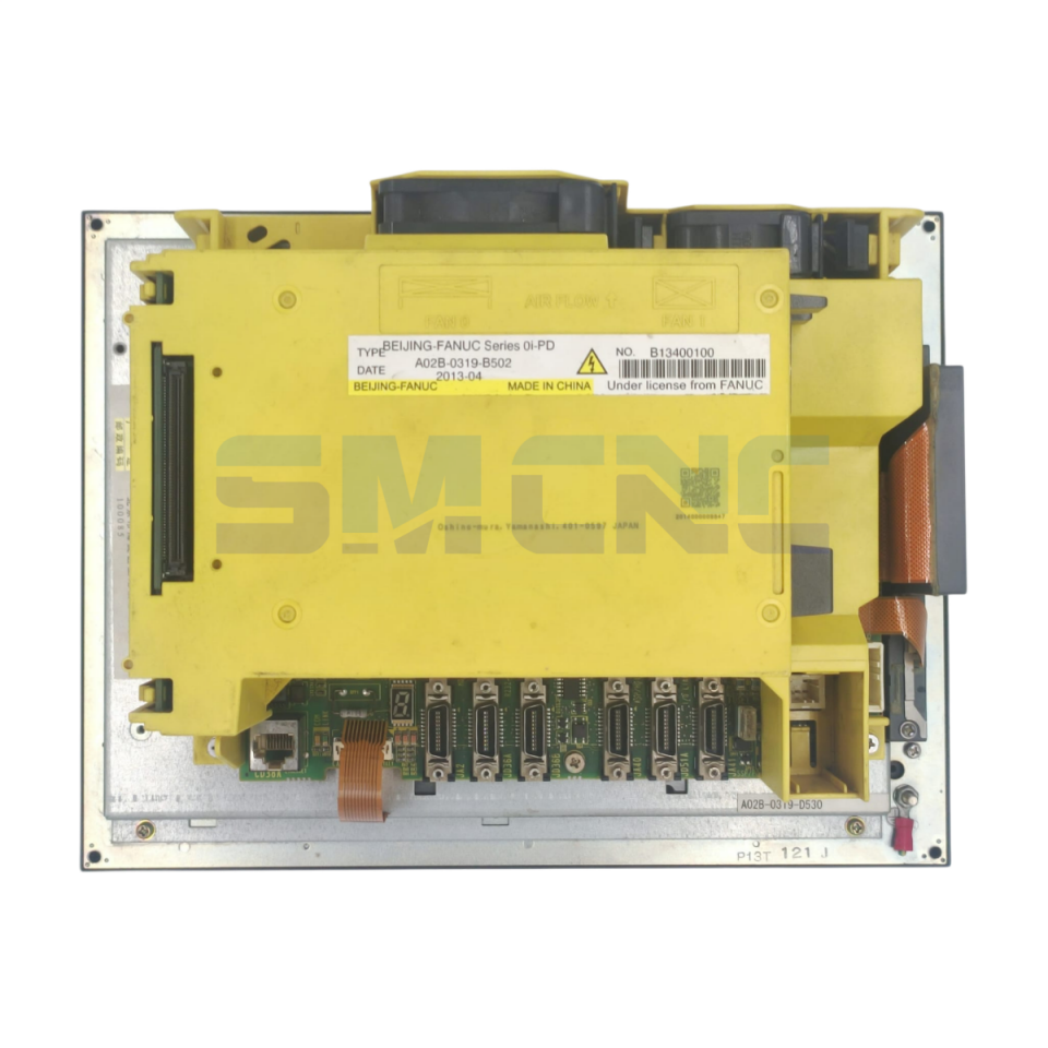 A02B-0319-B502 Fanuc 0i-PD Cnc Kontrol Ünitesi arka görünüm