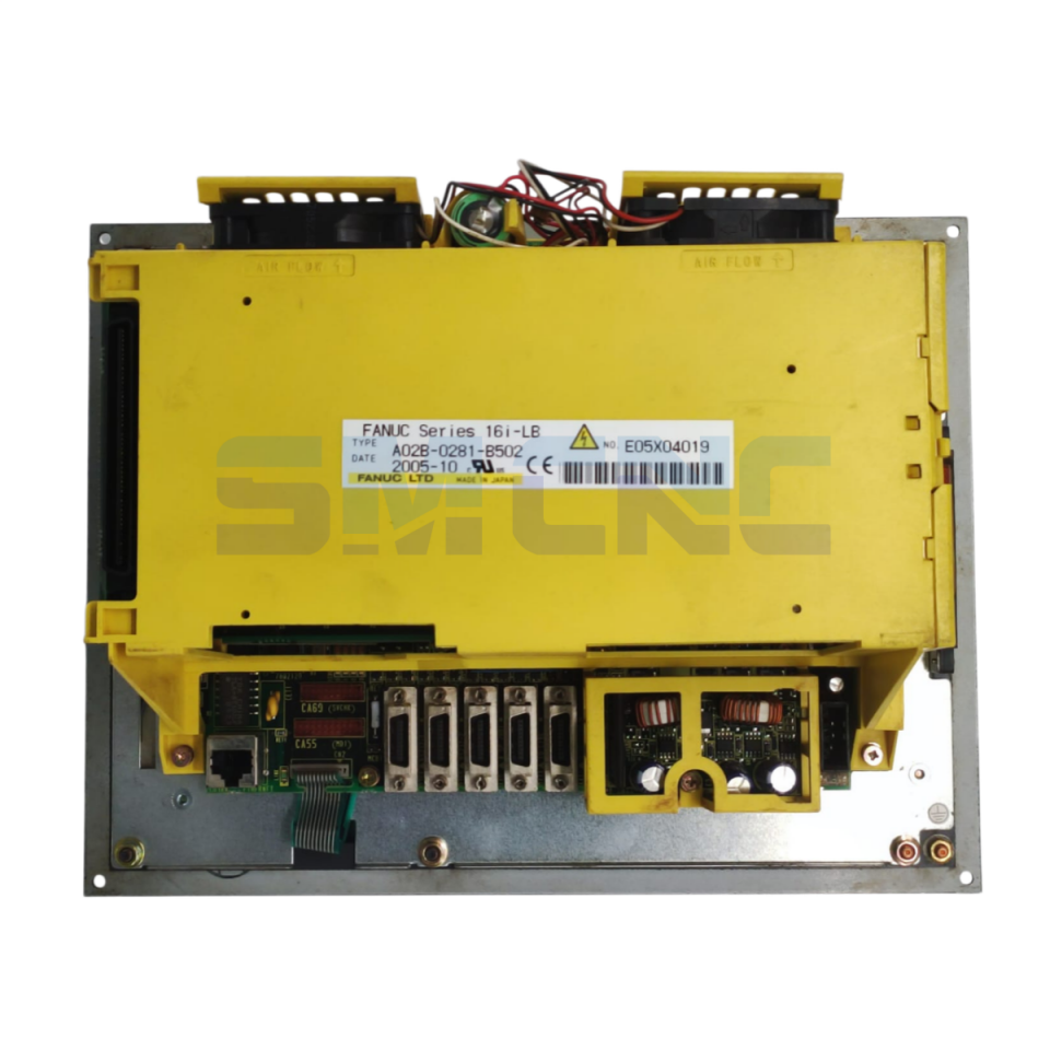 A02B-0281-B502 Fanuc 16i-LB Cnc Kontrol Ünitesi arka görünüm