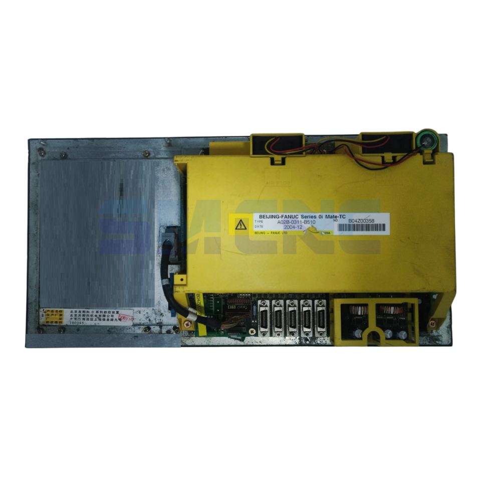 A02B-0311-B510 Fanuc 0i Mate-TC Cnc Kontrol Ünitesi arka görünüm