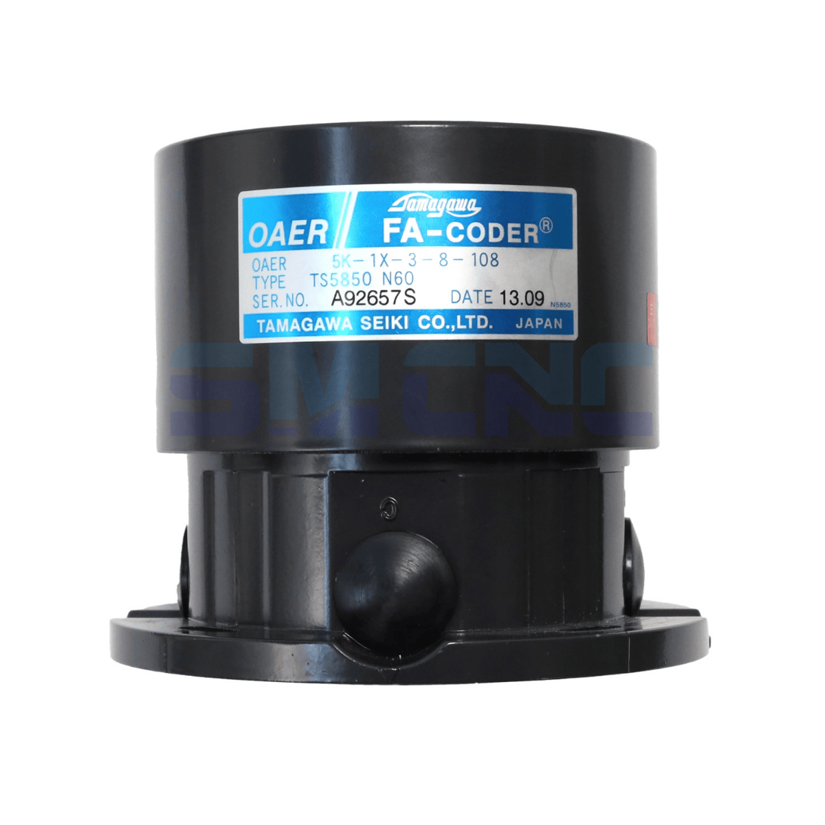 Tamagawa 5K-1X-3-8-108 encoder önden görünüm