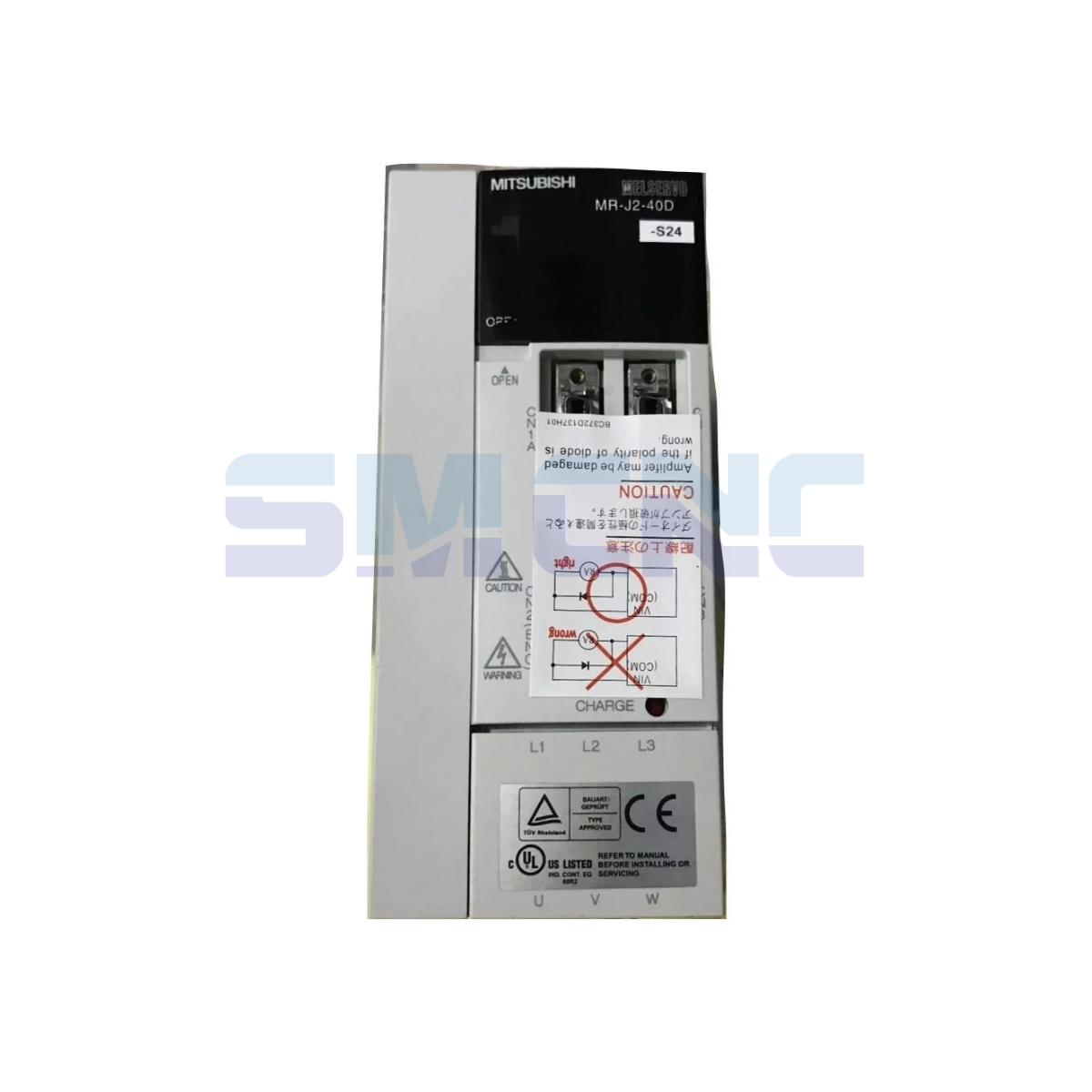 MR-J2-40D-S24 Mitsubishi Servo Sürücü ön görünüm