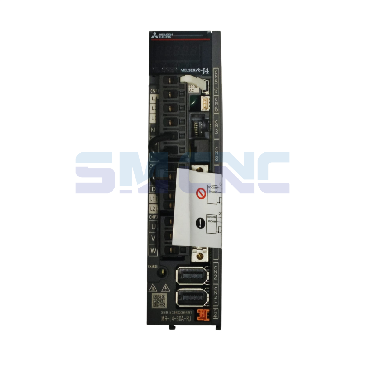 MR-J4-60A-RJ Mitsubishi Servo Sürücü ön görünüm