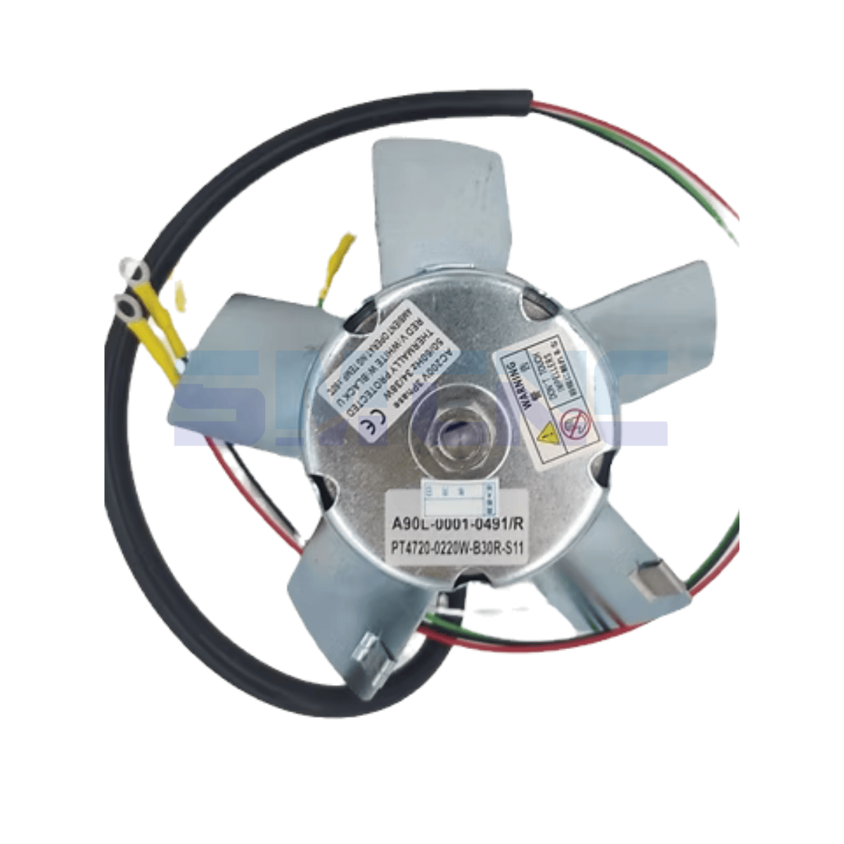 A90L-0001-0491/R Fanuc Spindle Motor Fanı önden görünüm