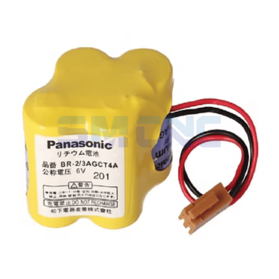 BR-2/3AGCT4A 6V Fanuc Servo Sürücü eksen pili önden görünüm