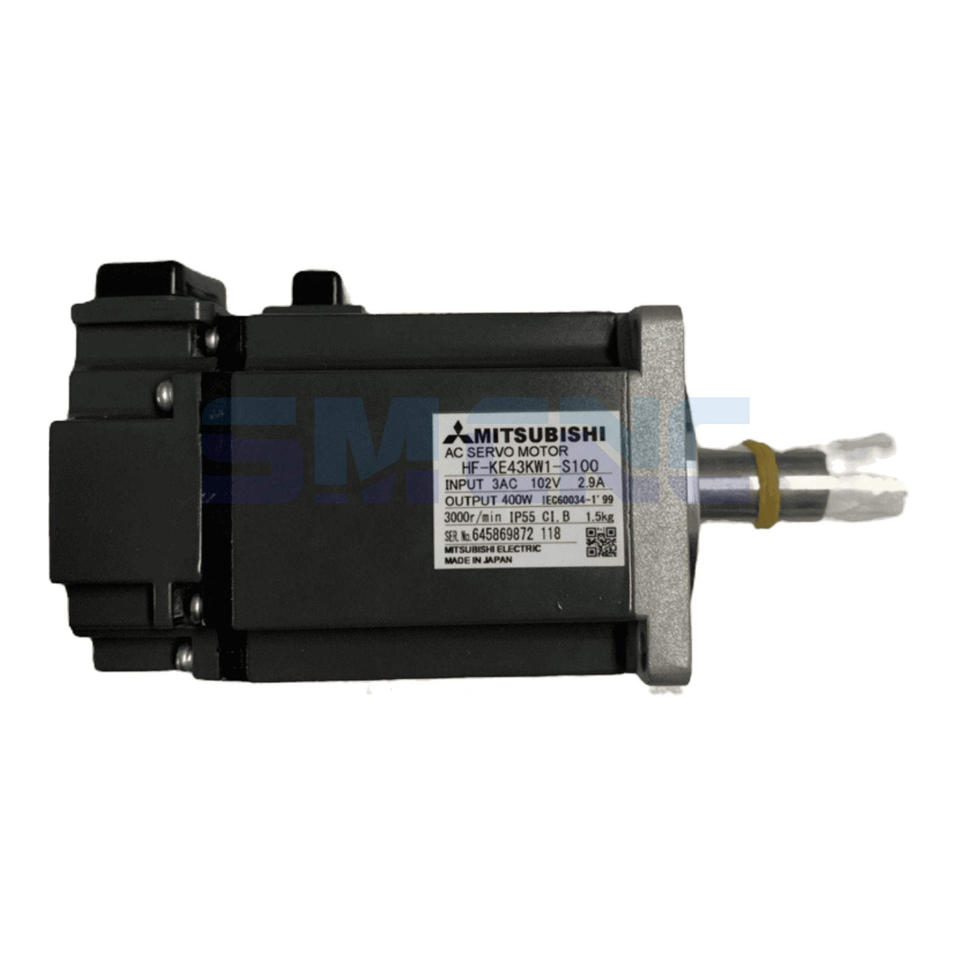 HF-KE43W1-S100 Mitsubishi Servo Motor yandan görünüm