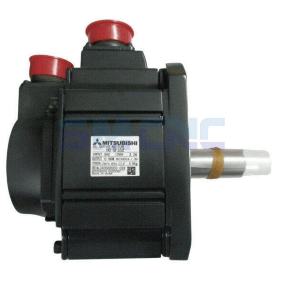 HC-SFS52 Mitsubishi Servo Motor yandan görünüm