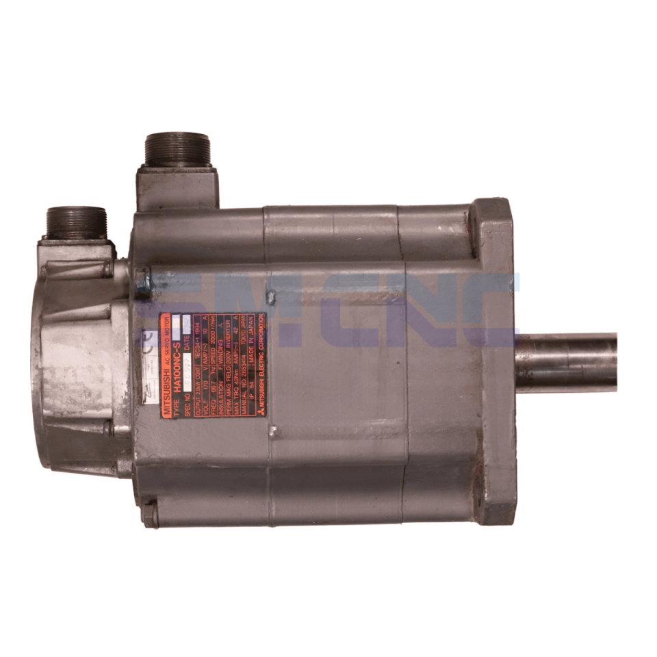HA100NC-S Mitsubishi Servo Motor yandan görünüm