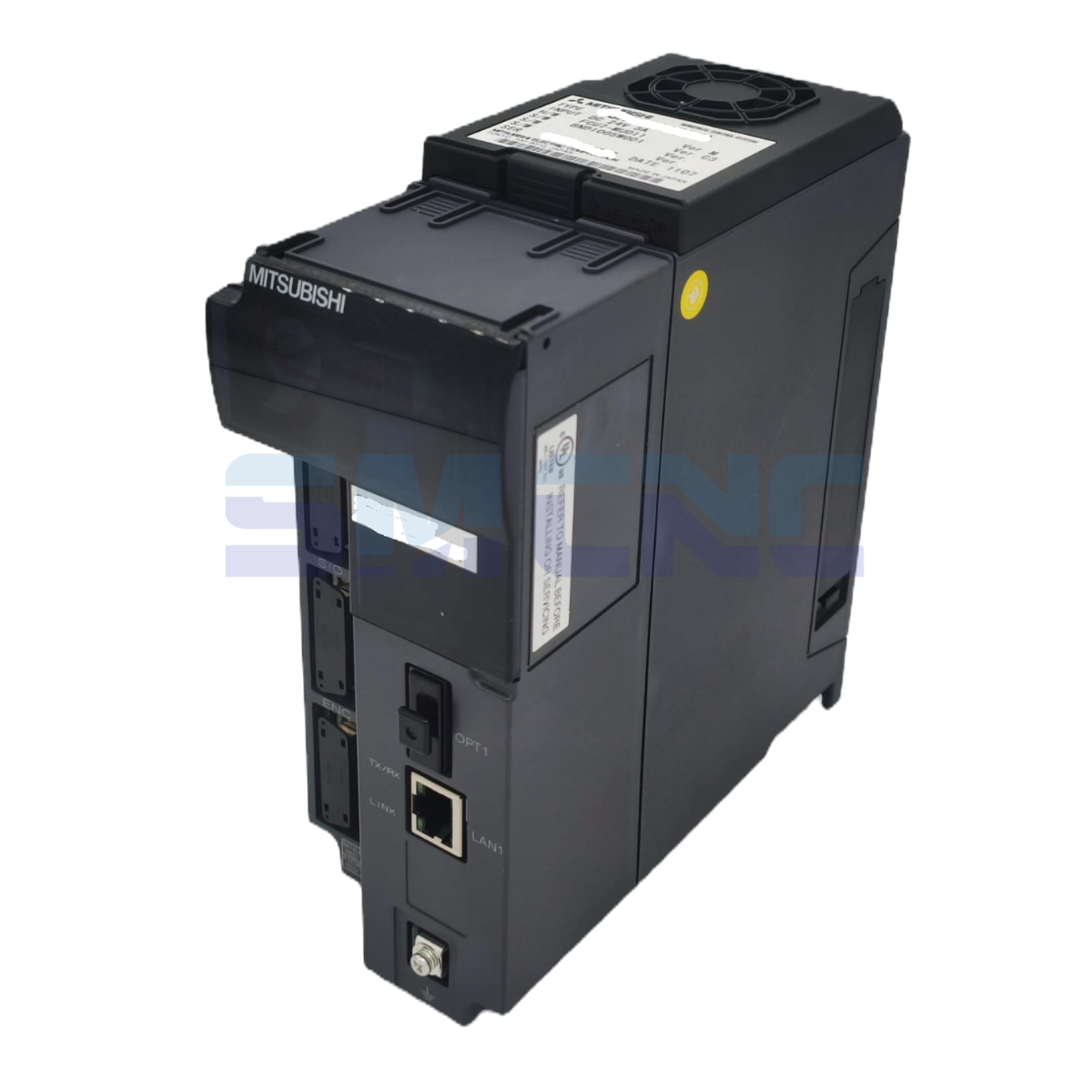 FCU7-MU011 M750 Mitsubishi Cnc Kontrol Ünitesi yandan görünüm