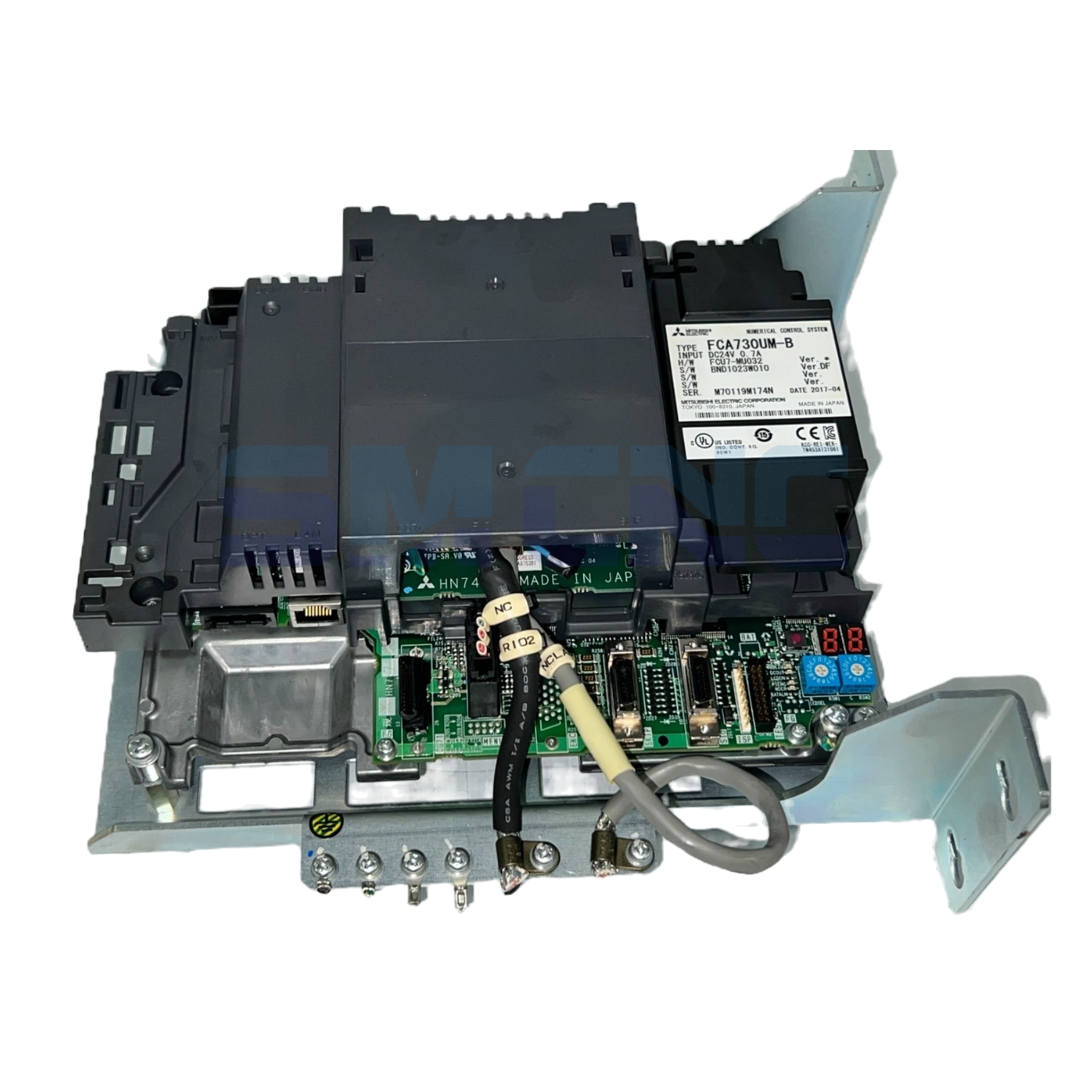 FCU7-MU032 M720UM Moriseiki Cnc Kontrol Ünitesi arkadan görünüm