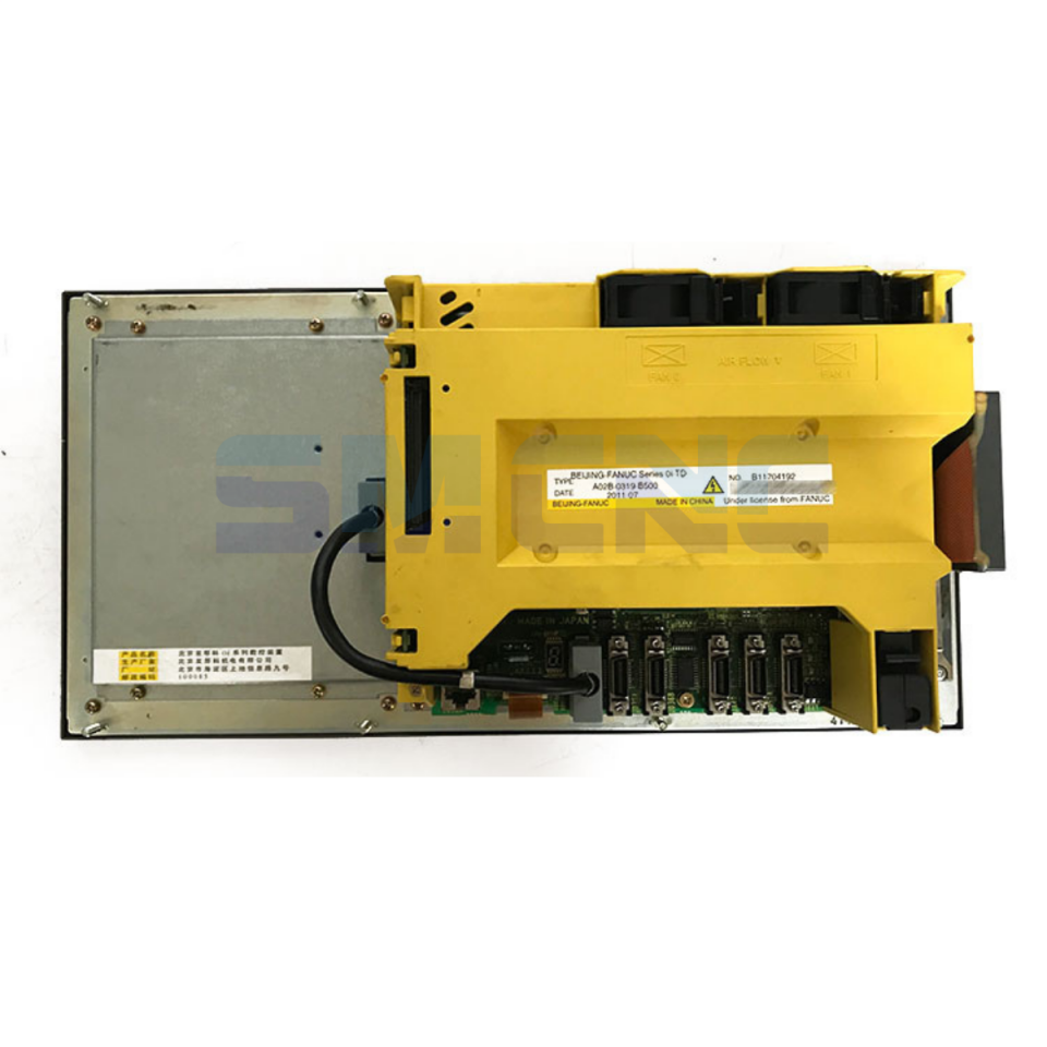 A02B-0319-B500 Fanuc Cnc Kontrol ünitesi arkadan görünüm