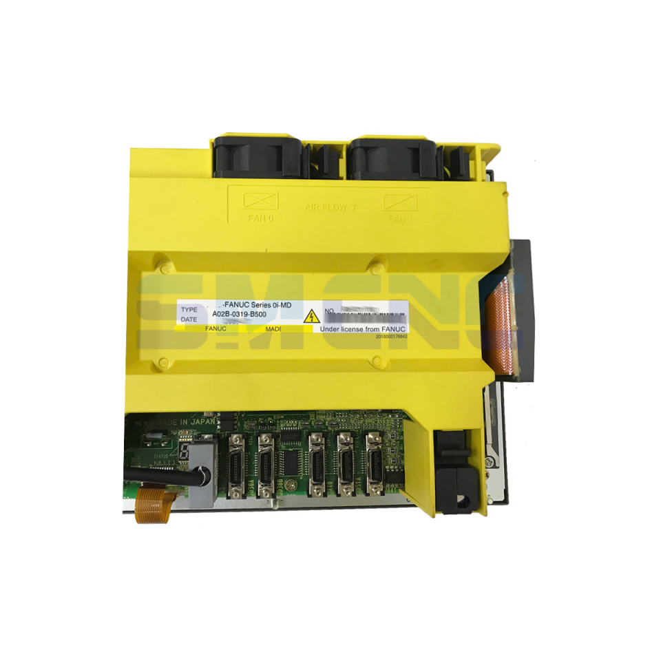 A02B-0319-B500 Fanuc 0i-md cnc kontrol ünitesi arkadan görünüm