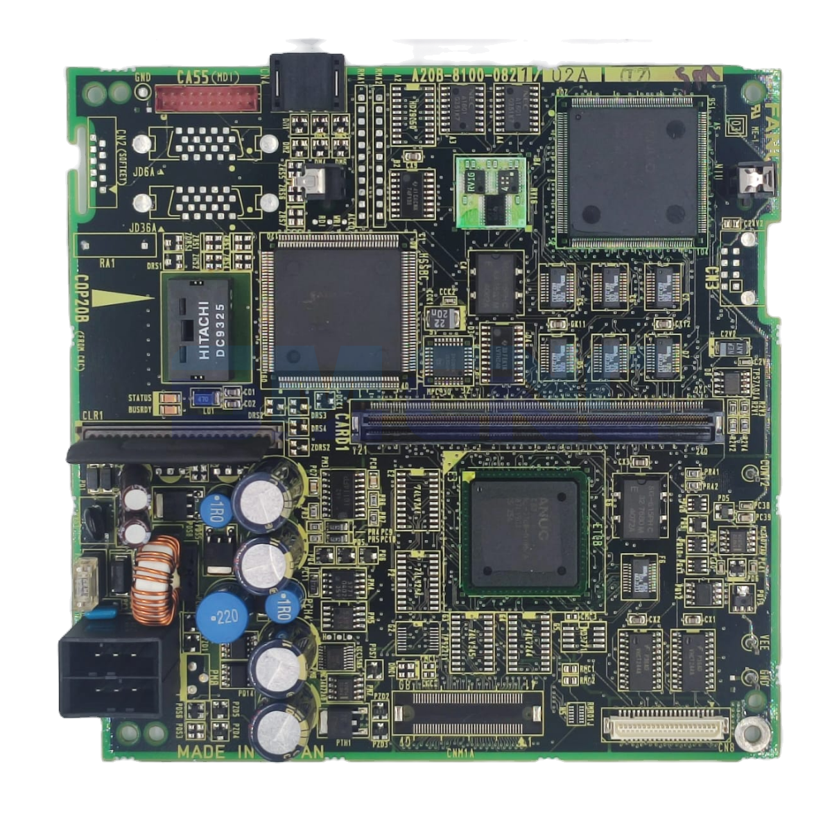 A20B-8100-0821 Fanuc PCB Kart önden görünüm