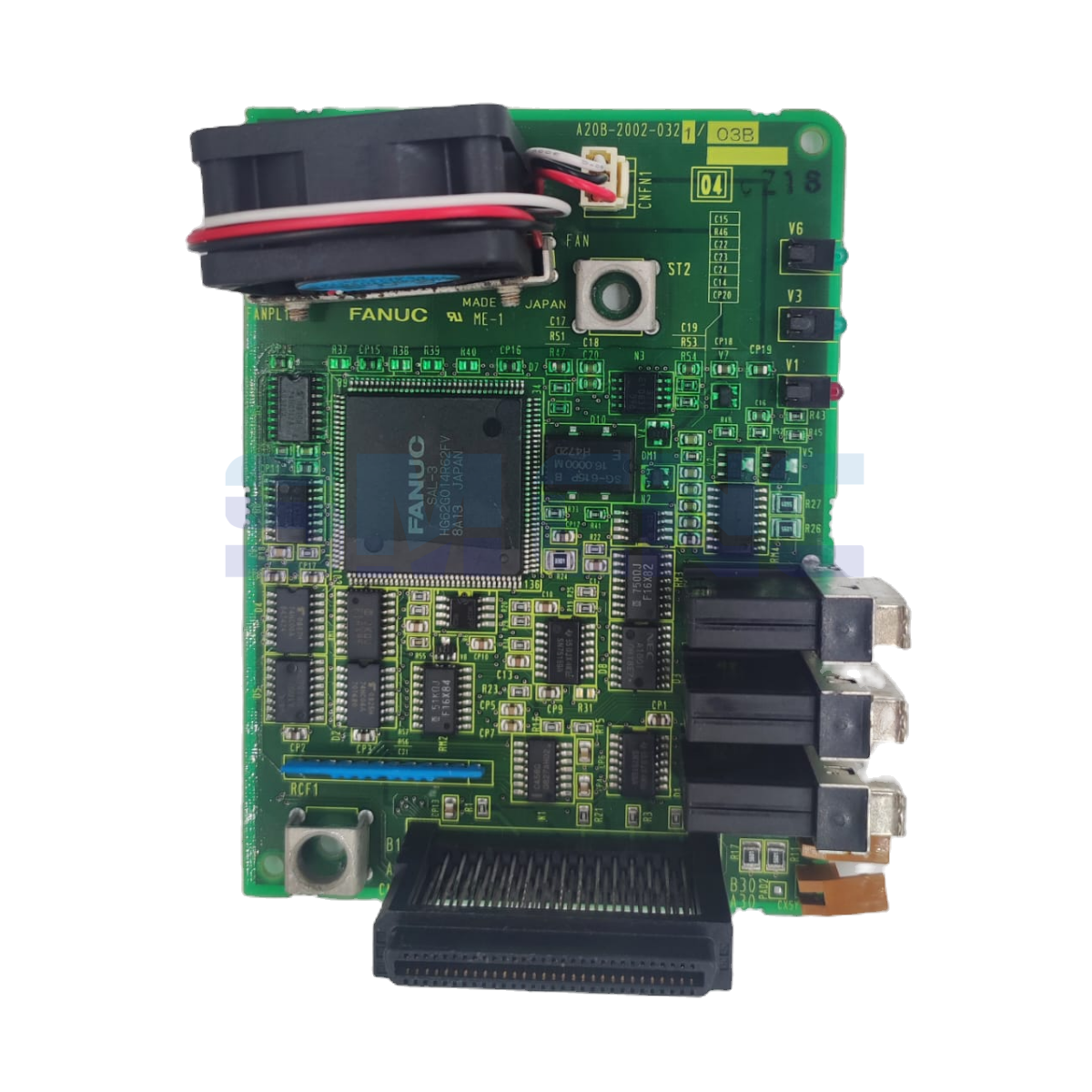 A20B-2002-0321 Fanuc PCB Kart önden görünüm