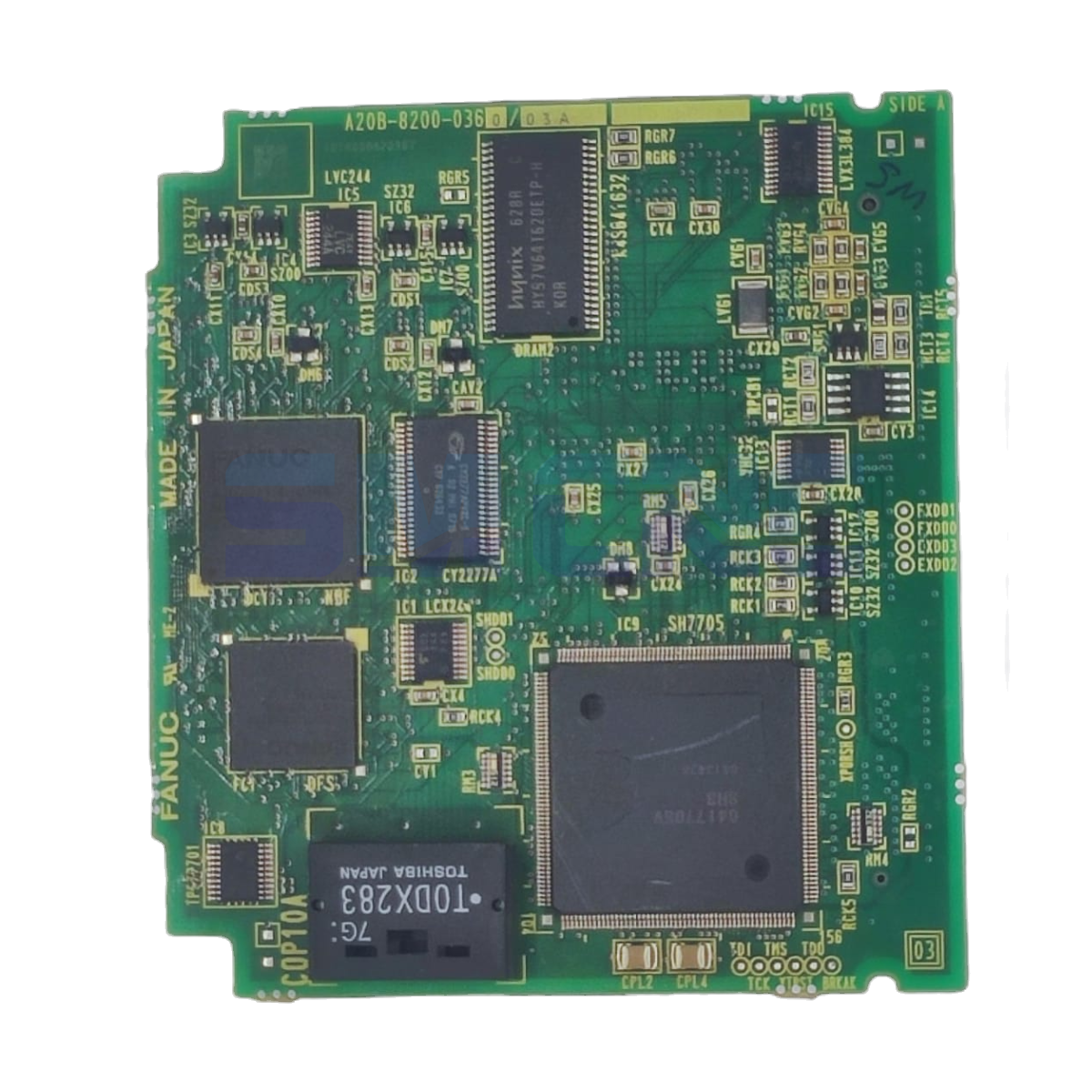 A20B-8200-0360 Fanuc PCB Kart önden görünüm