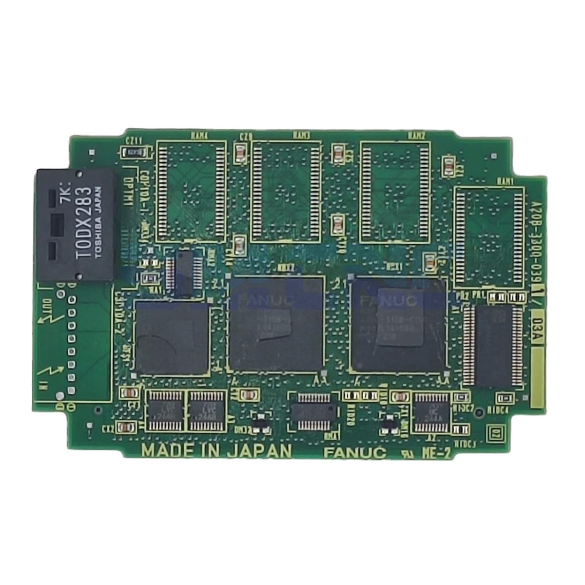 A20B-3300-0391 Fanuc PCB Kart önden görünüm