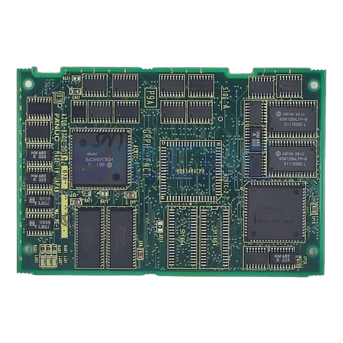 A20B-8200-0011 Fanuc PCB Kart önden görünüm