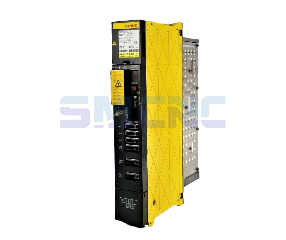 A06B-6096-H107 Fanuc Servo Sürücü yandan görünüm