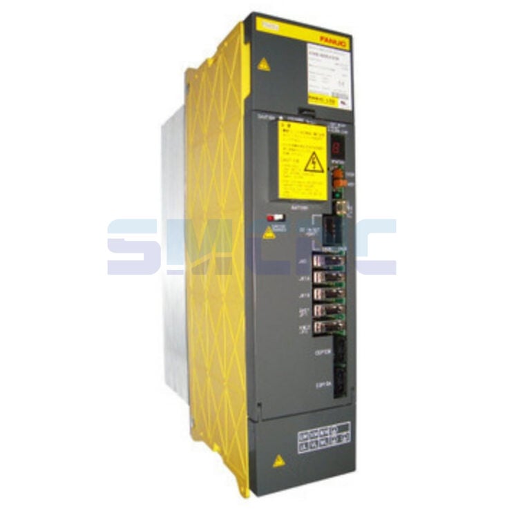 A06B-6096-H208 Fanuc Servo Sürücü yandan görünüm