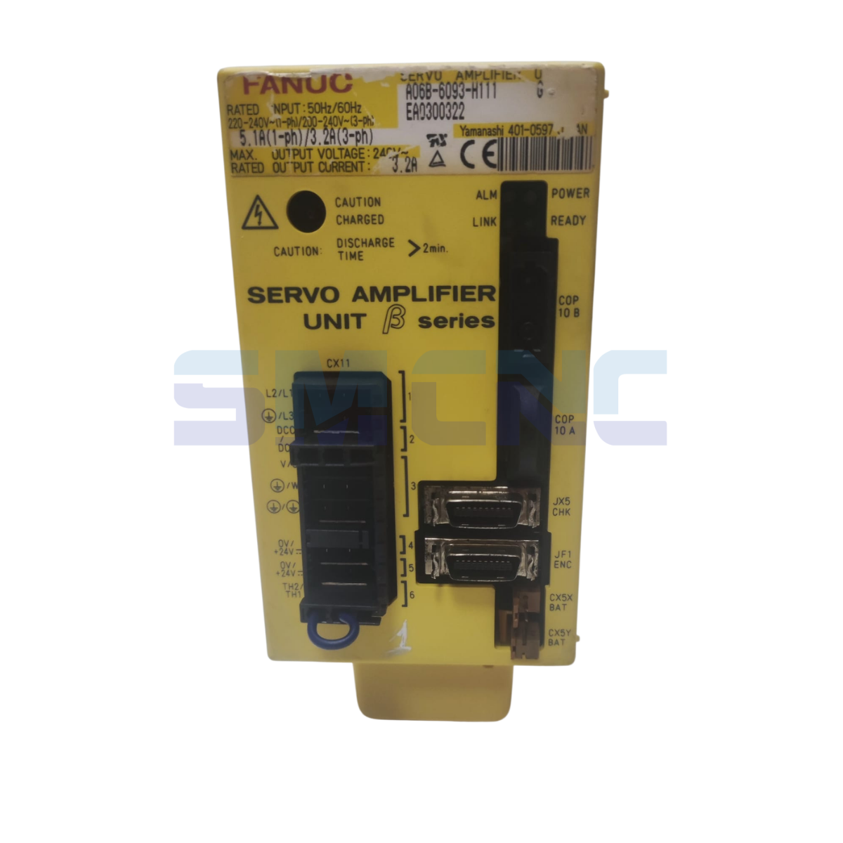 A06B-6093-H111 Fanuc Servo Sürücü önden görünüm