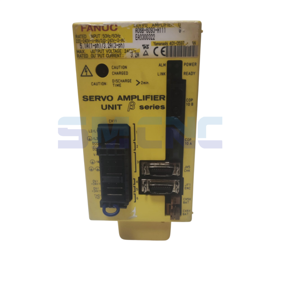 A06B-6093-H111 Fanuc Servo Sürücü önden görünüm