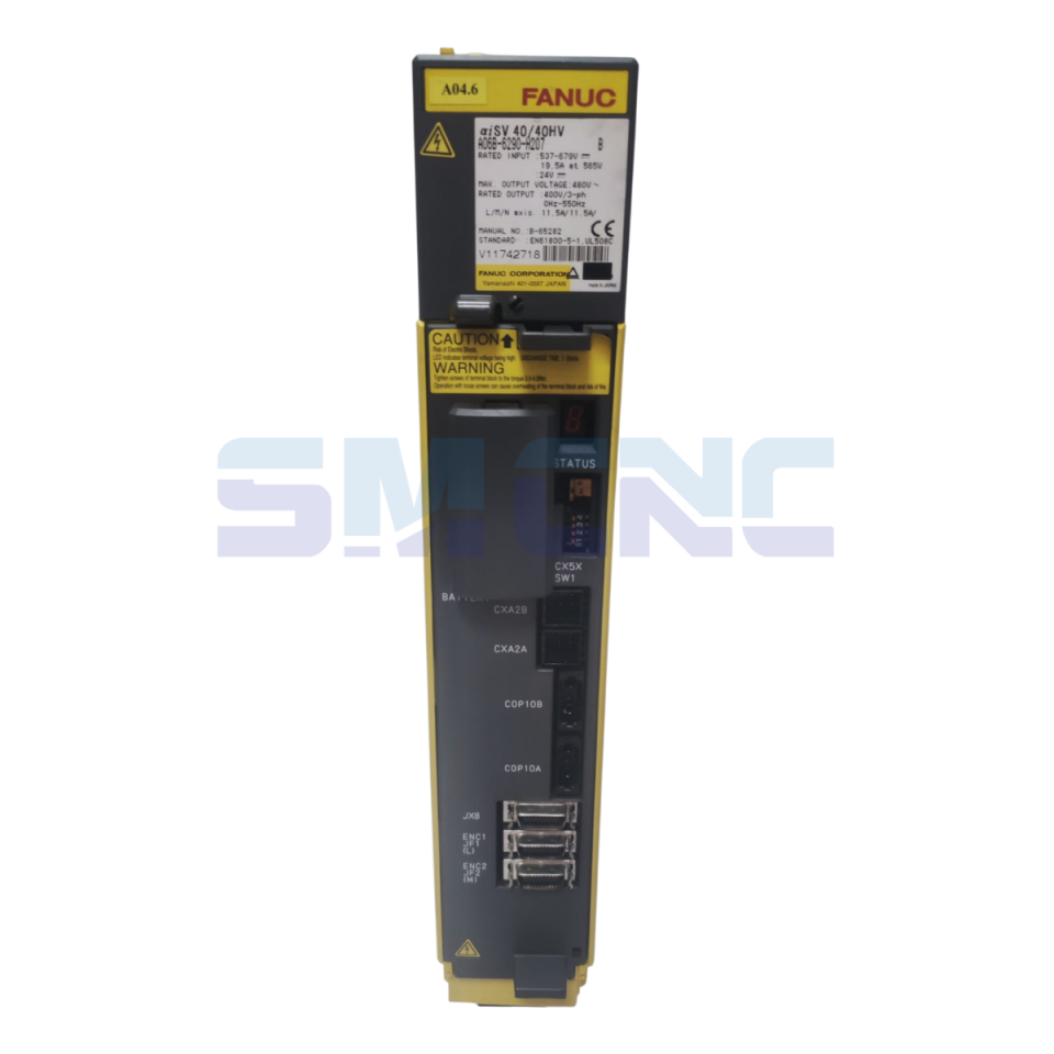 A06B-6290-H207 Fanuc Servo Sürücü önden görünüm