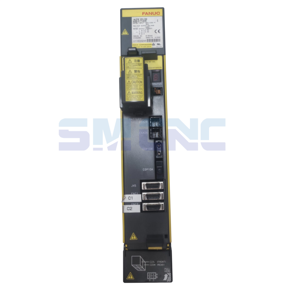 A06B-6117-H205 Fanuc Servo Sürücü önden görünüm