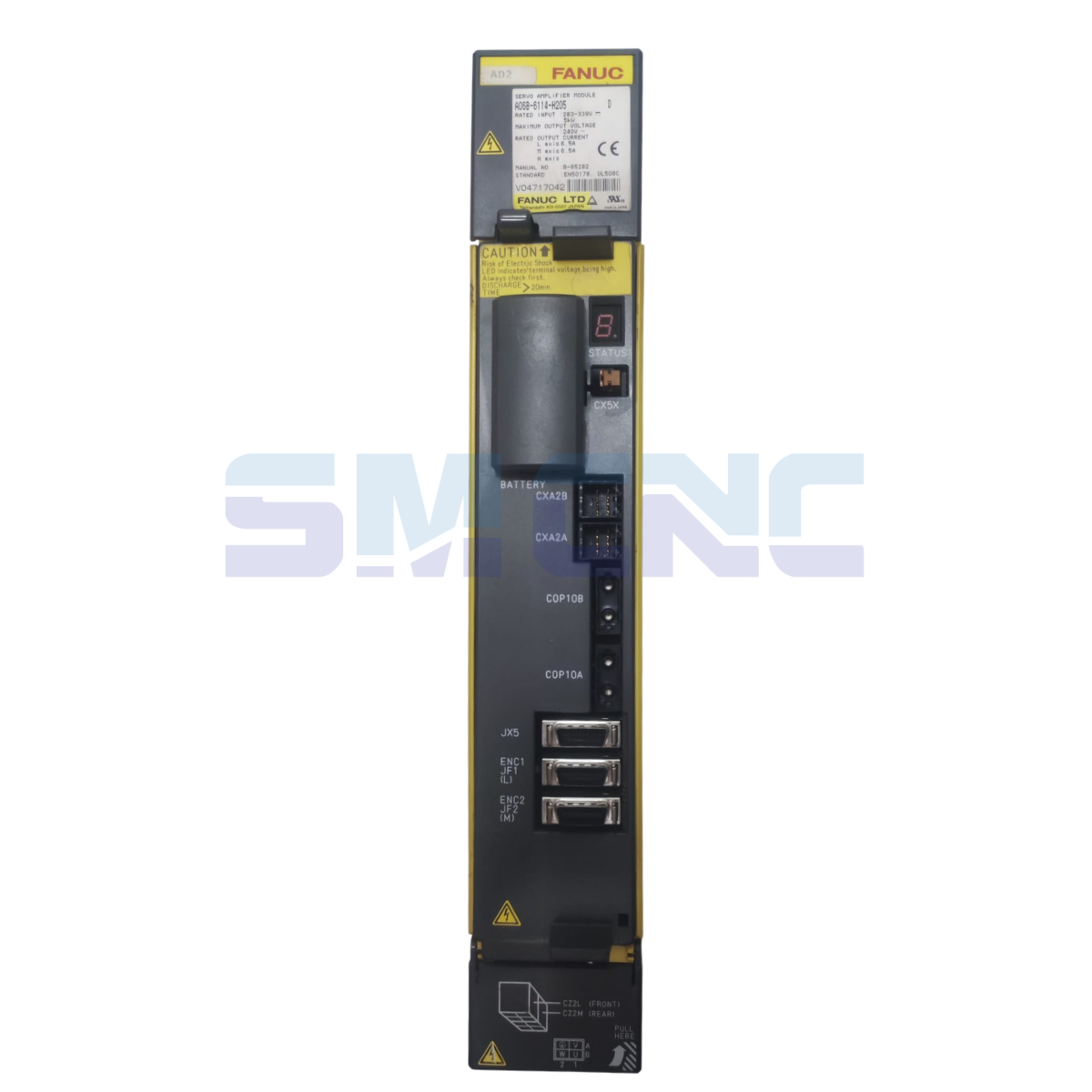 A06B-6114-H205 Fanuc Servo Sürücü önden görünüm