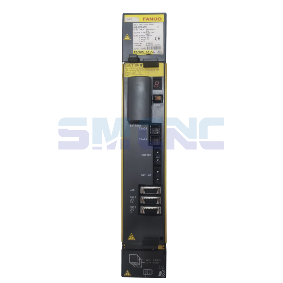 A06B-6114-H205 Fanuc Servo Sürücü önden görünüm
