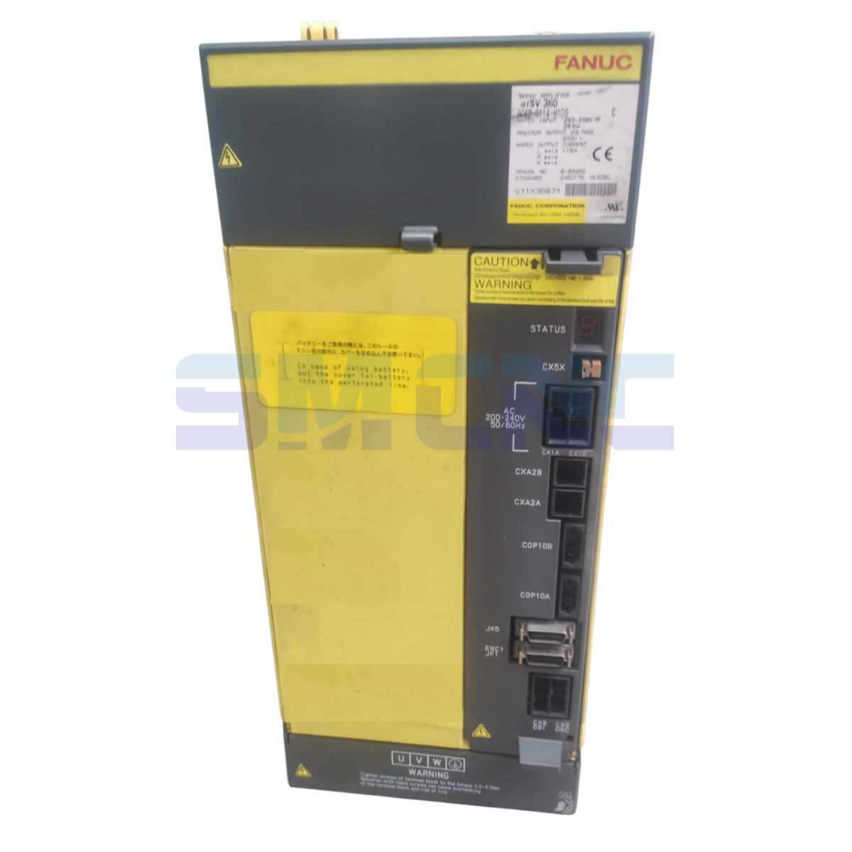 A06B-6114-H109 Fanuc Servo Sürücü önden görünüm
