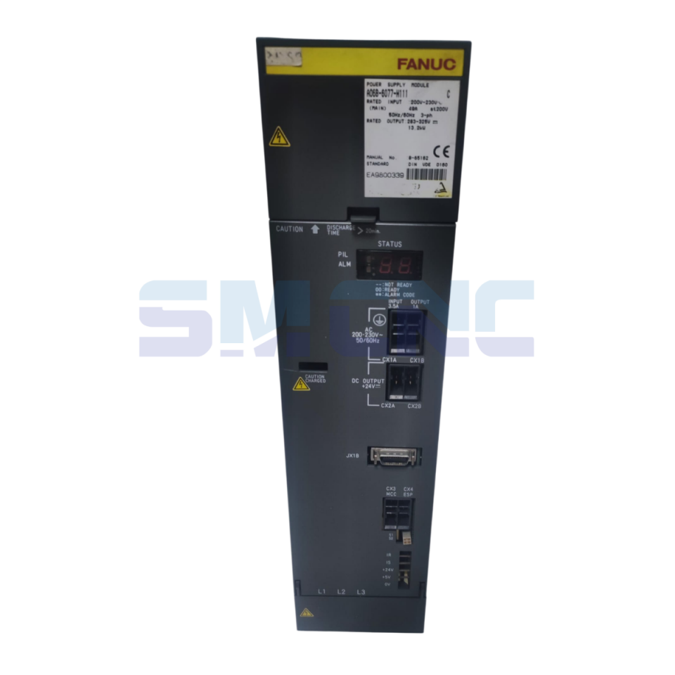 A06B-6077-H111 Fanuc Power Supply önden görünüm