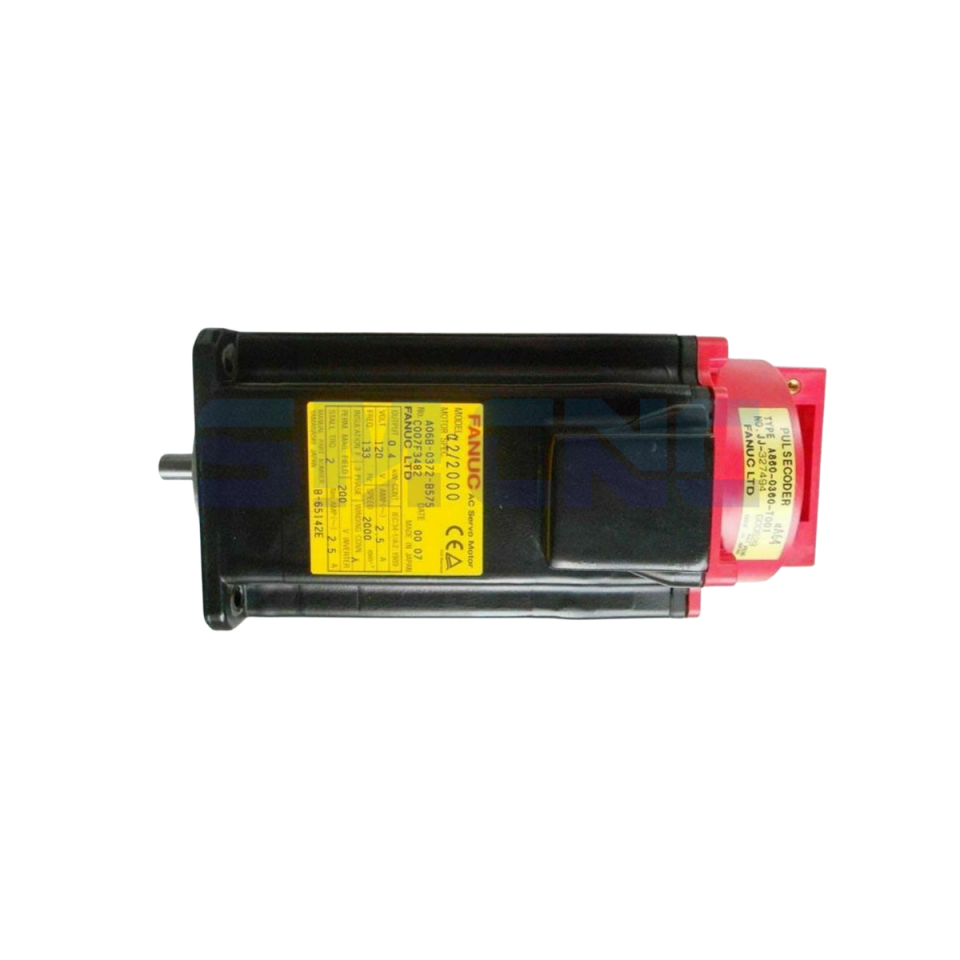 A06B-0372-B575 Fanuc Servo Motor üstten görünüm
