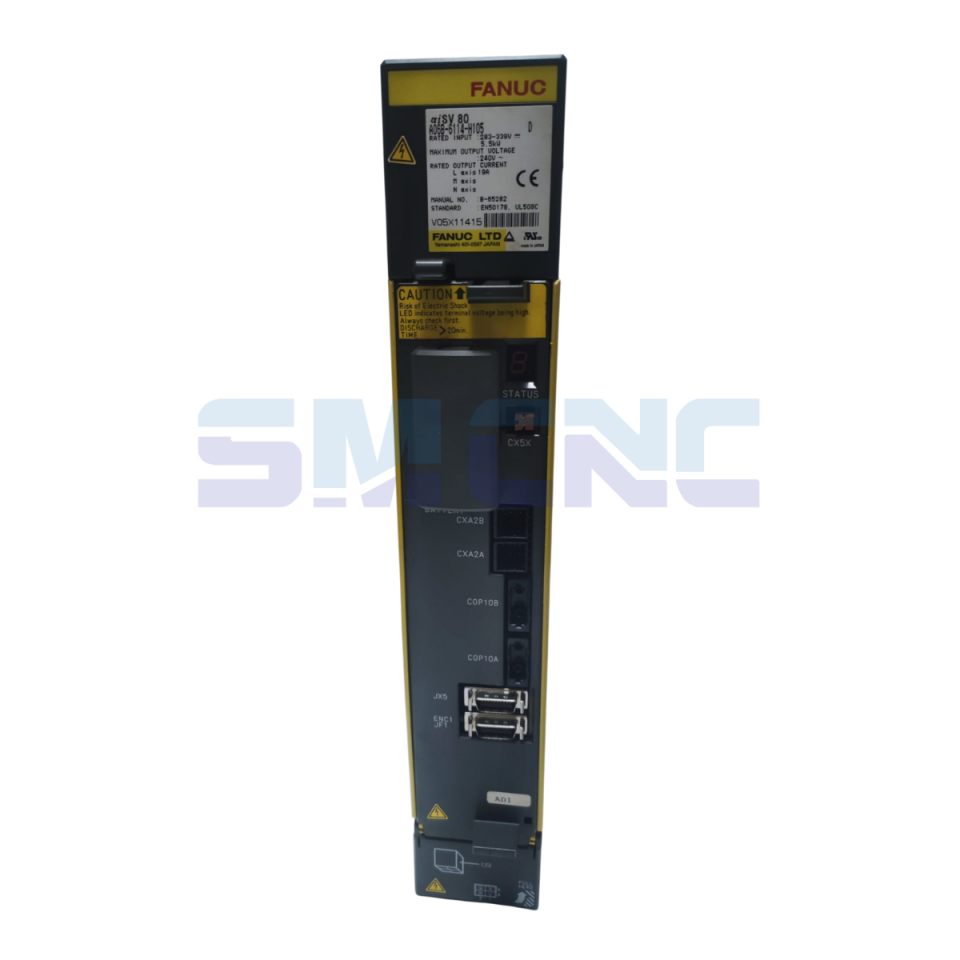 A06B-6114-H105 Fanuc Servo Sürücü önden görünüm