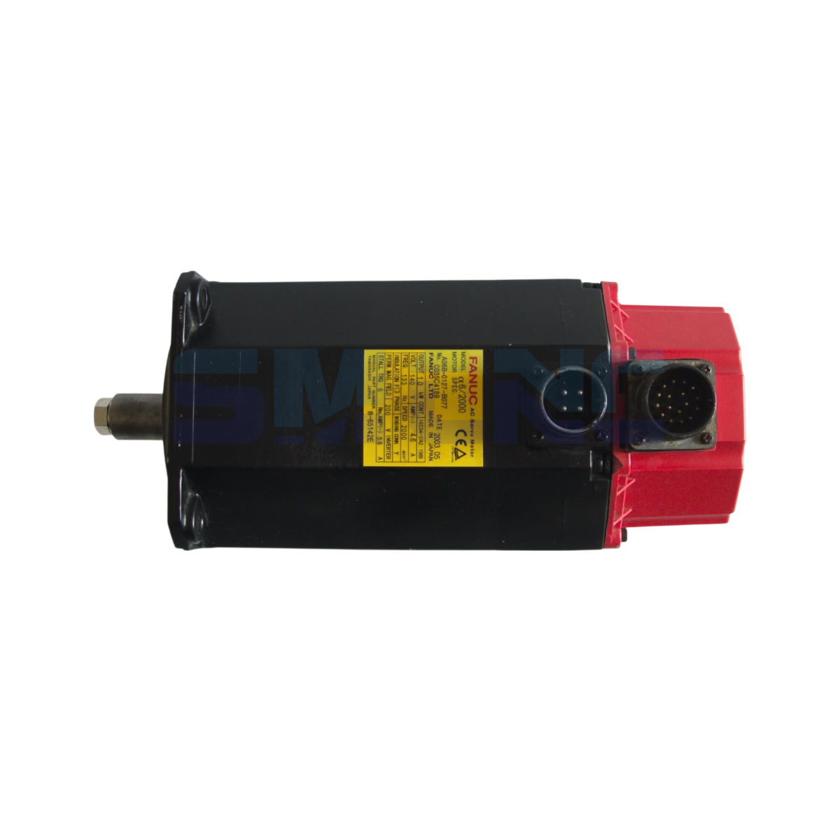 A06B-0127-B077 Fanuc Servo Motor üst görünüm