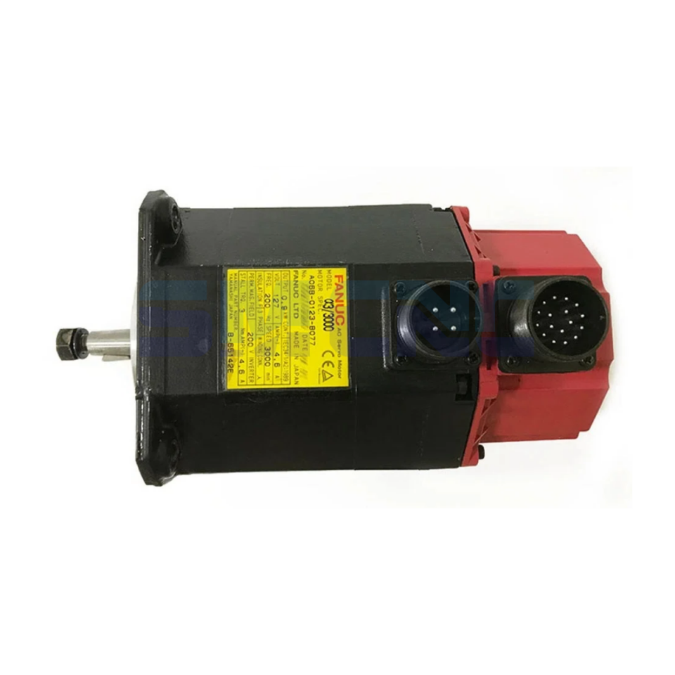 A06B-0123-B077 Fanuc Servo Motor üst görünüm