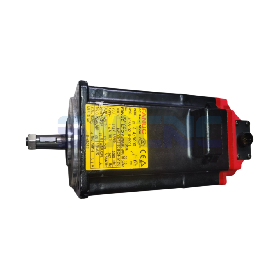 A06B-0215-B001 Fanuc Servo Motor üst görünüm