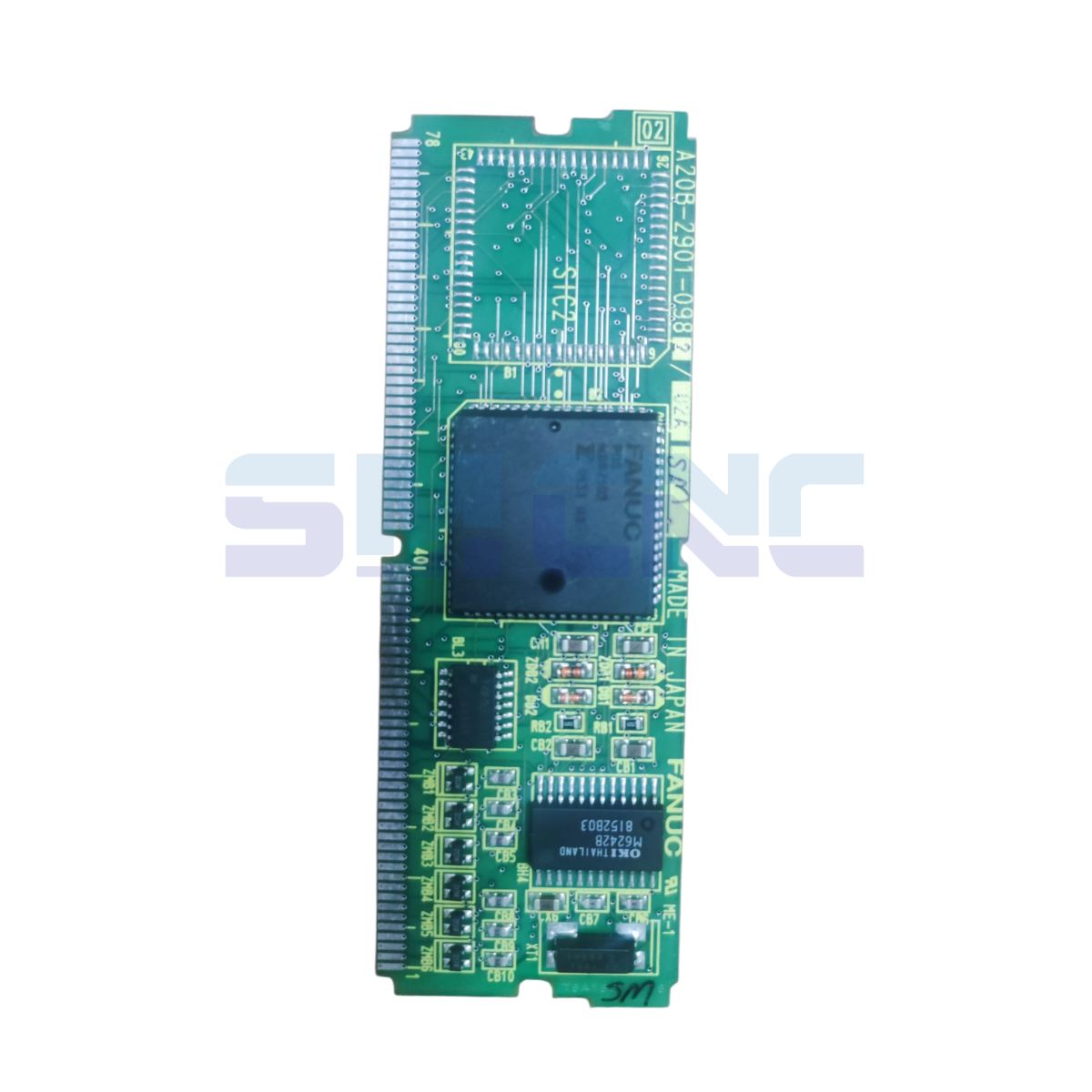 A20B-2901-0982 Fanuc PCB Kart önden görünüm