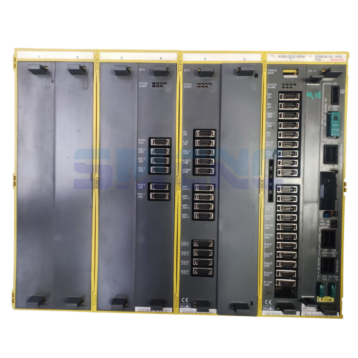 A02B-0222-B504 Fanuc 160-MC kontrol ünitesi önden görünüm