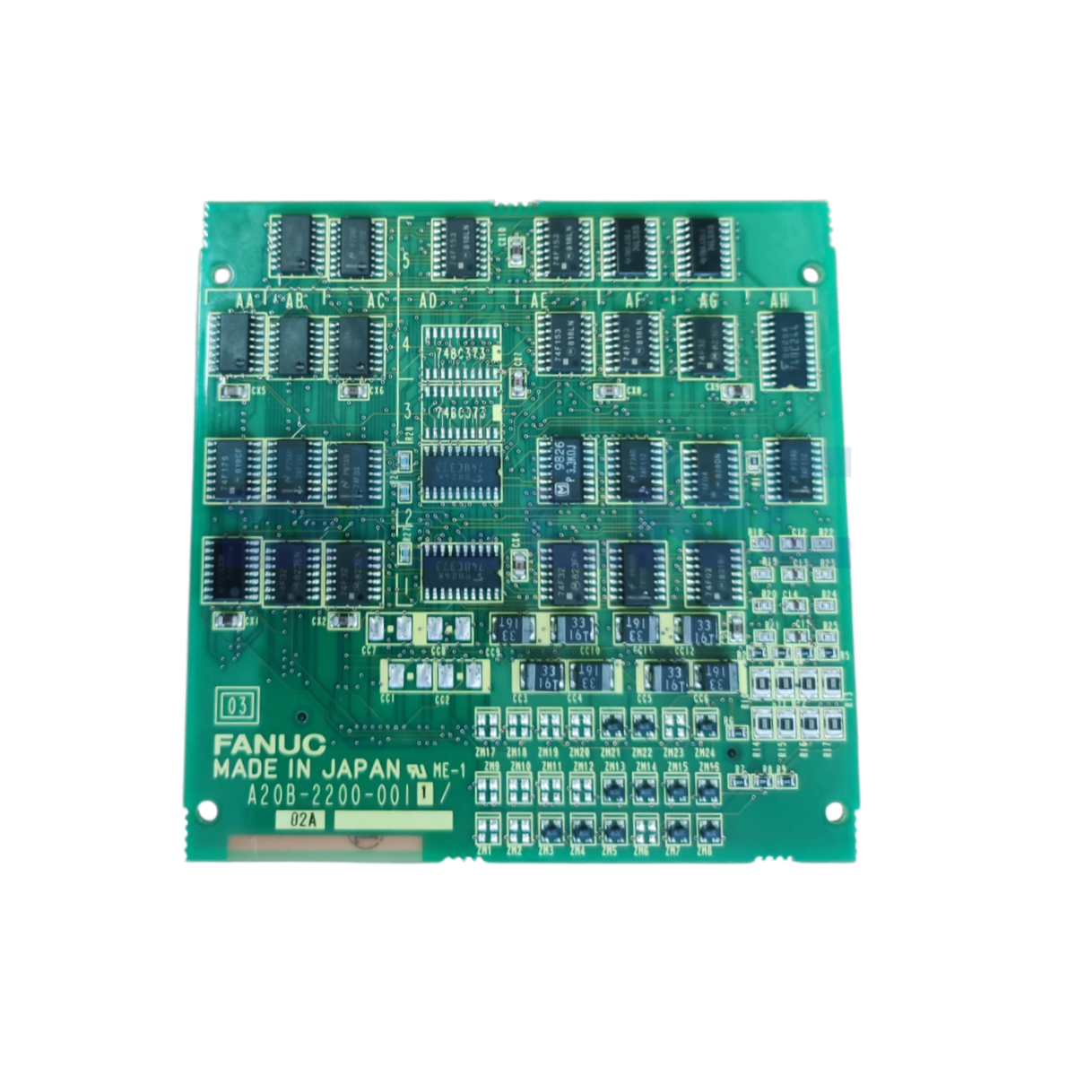 A20B-2200-0011 Fanuc PCB Kart üst görünüm